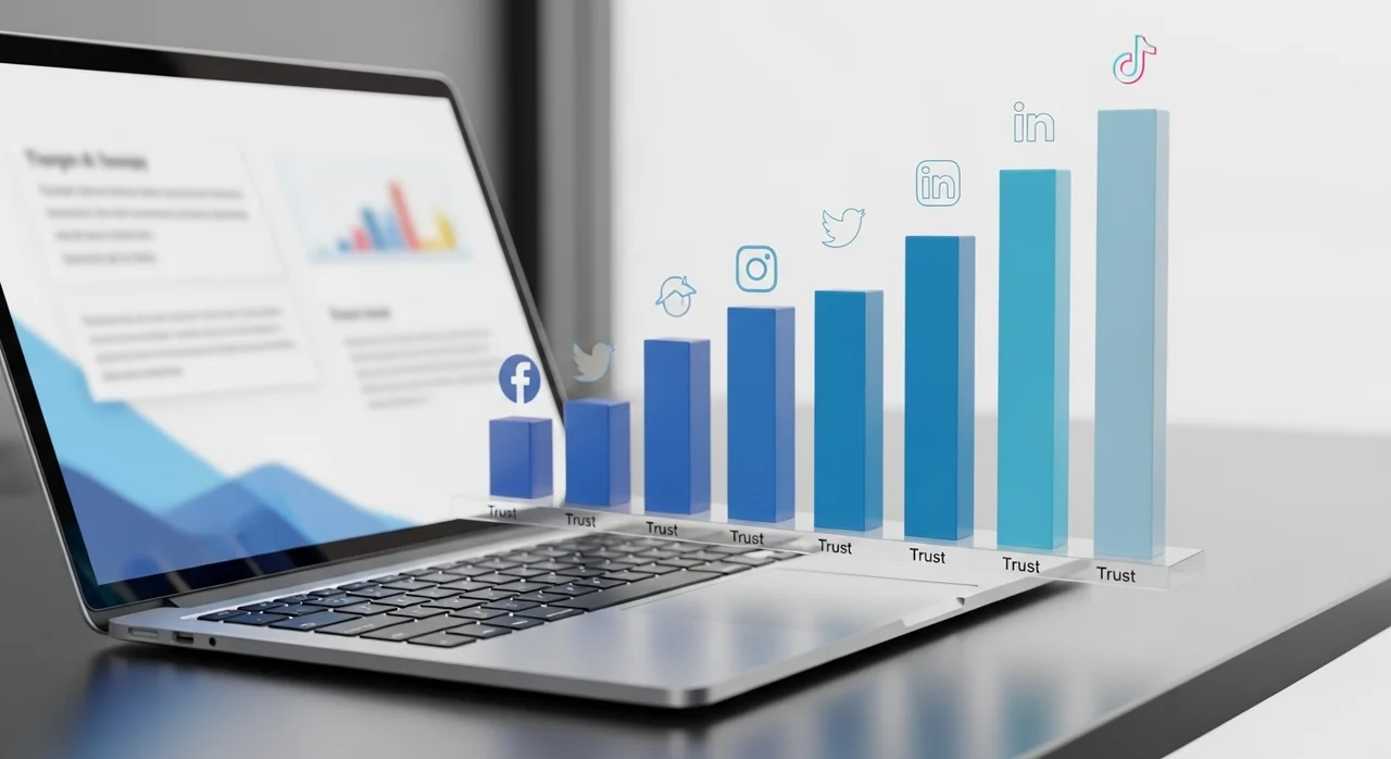 플랫폼별 신뢰 지표의 차이 분석