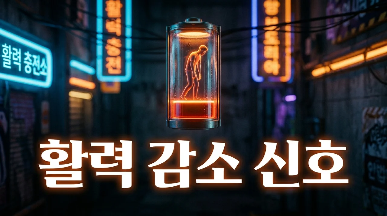 내 몸의 경고, 활력 감소 신호 5가지와 에너지 회복 가이드