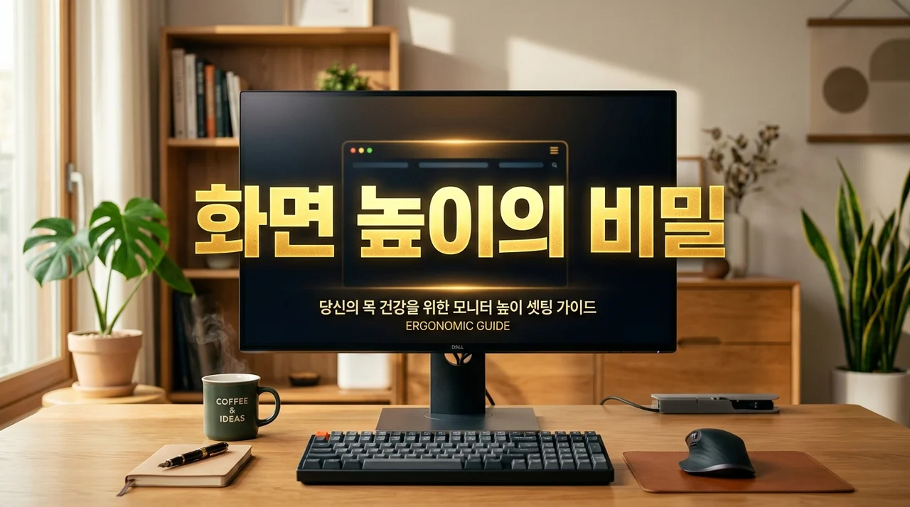 컴퓨터·스마트폰 화면 높이의 중요성: 목 건강과 자세를 지키는 최적의 가이드