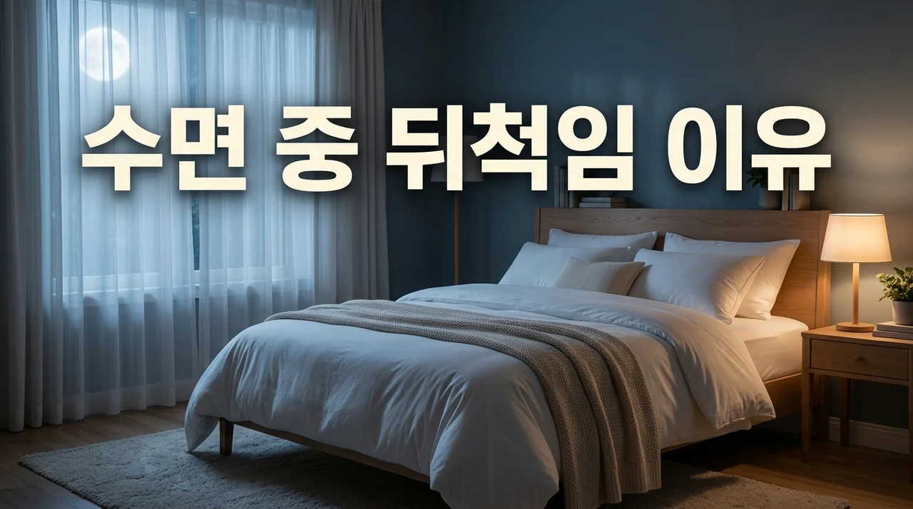 수면 중 뒤척임 이유 5가지와 숙면을 위한 근본적인 해결책