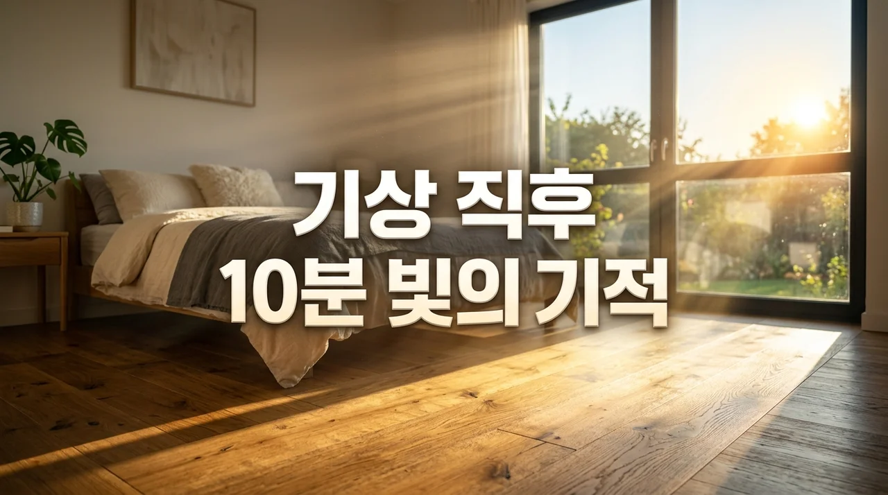 기상 직후 빛 노출 효과: 아침 10분 루틴으로 수면과 활력을 잡는 법