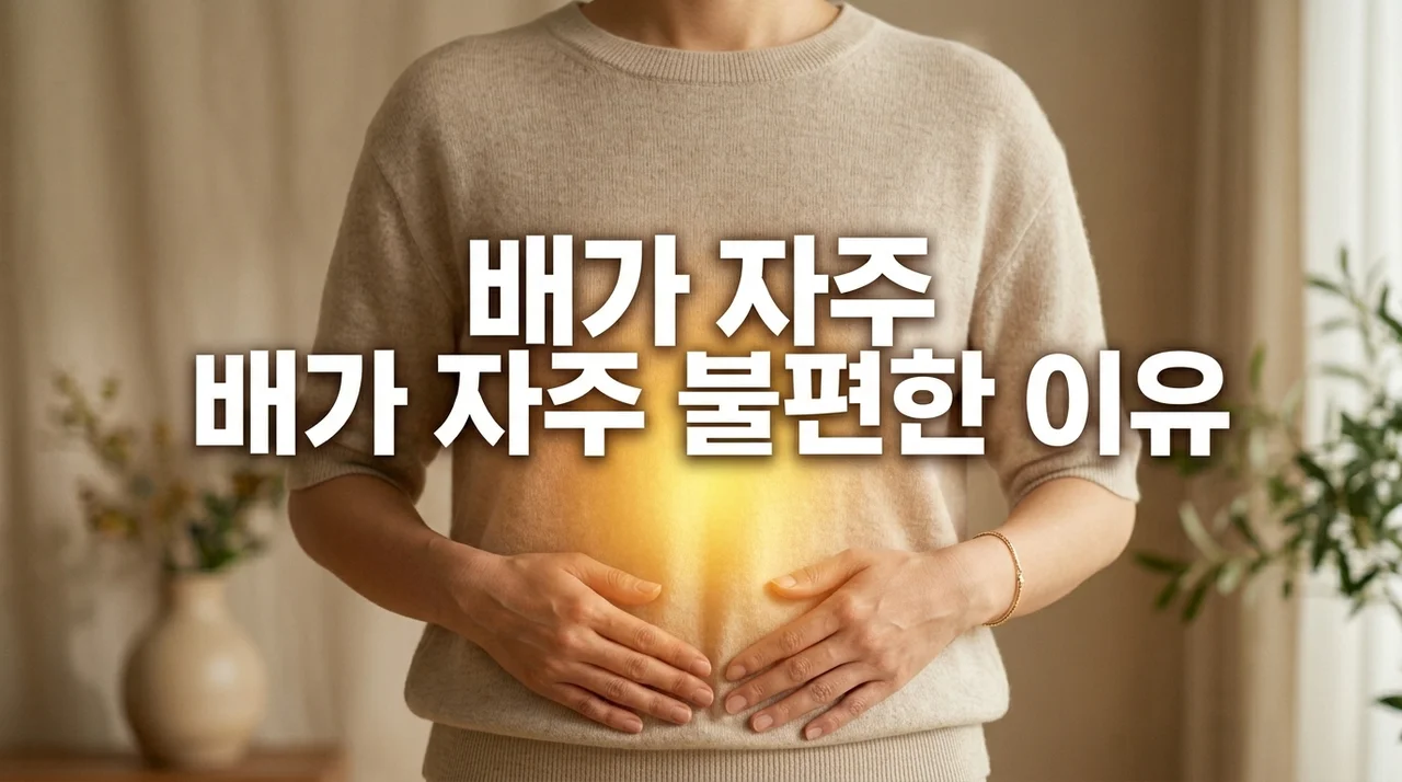 배가 자주 불편한 이유 5가지와 해결 방법 총정리