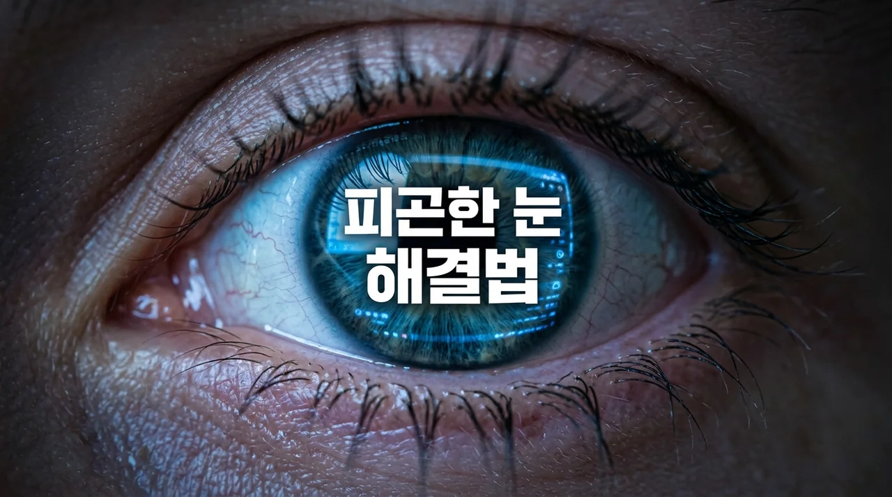 요즘 눈이 쉽게 피곤한 이유 5가지와 눈 건강 지키는 실전 가이드