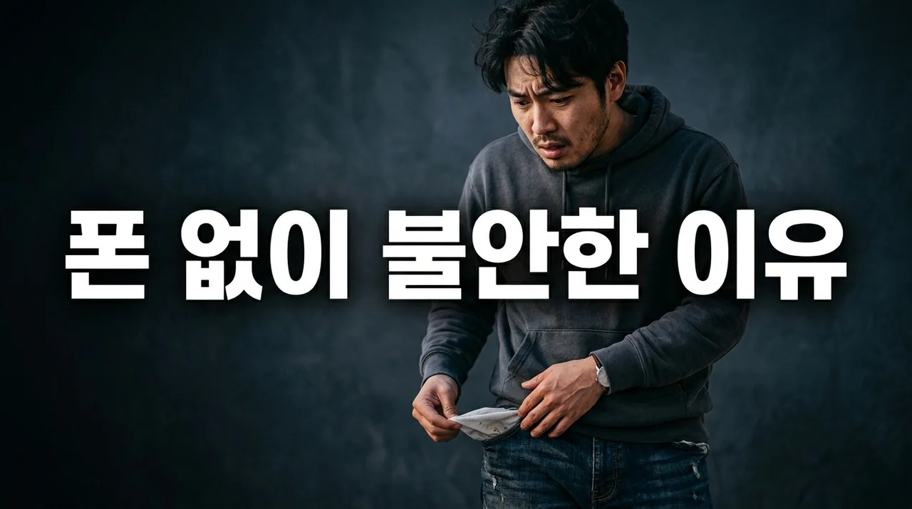 폰 없이 불안한 이유, 노모포비아 증상과 해결 방법 완벽 정리