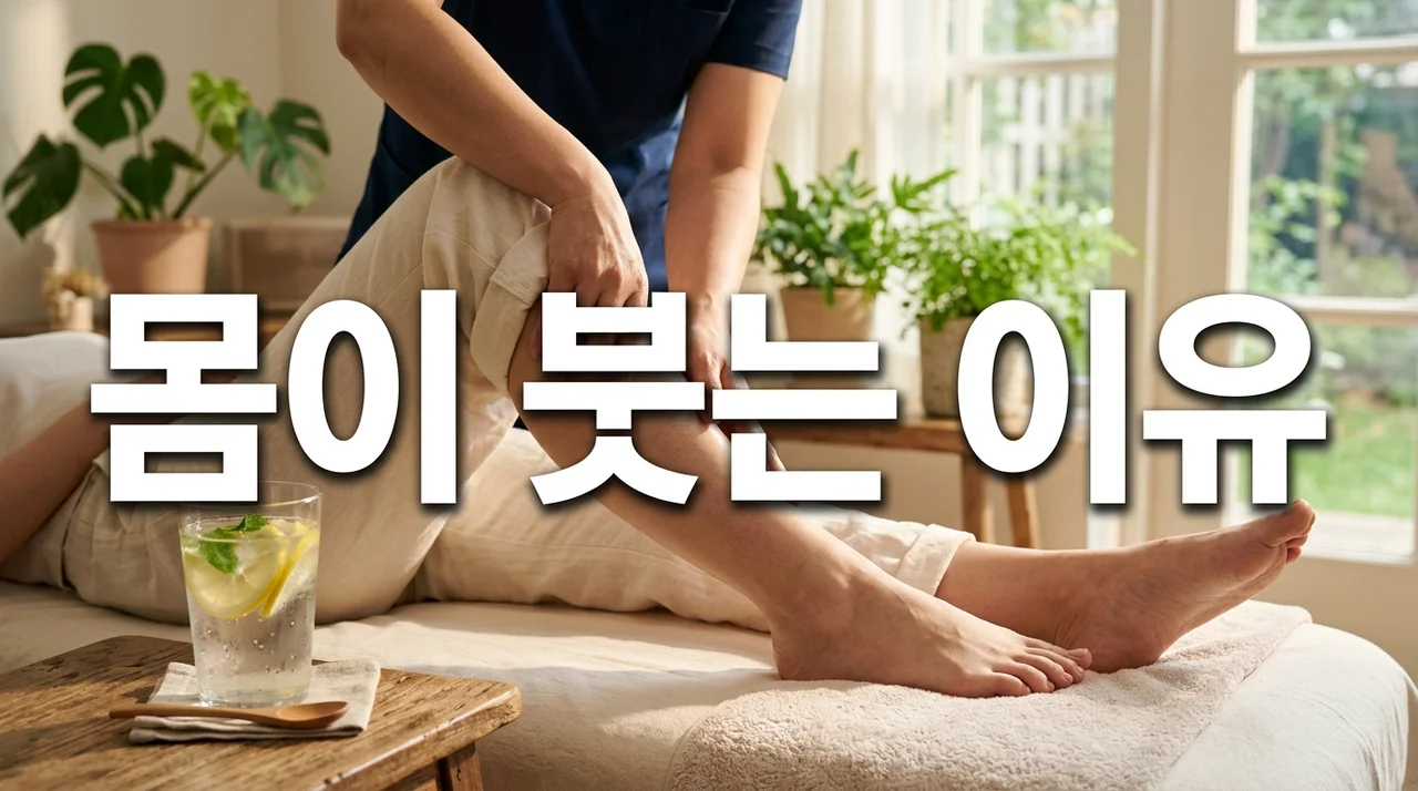 요즘 몸 붓는 느낌 이유 5가지와 부종 즉각 해결 방법 총정리