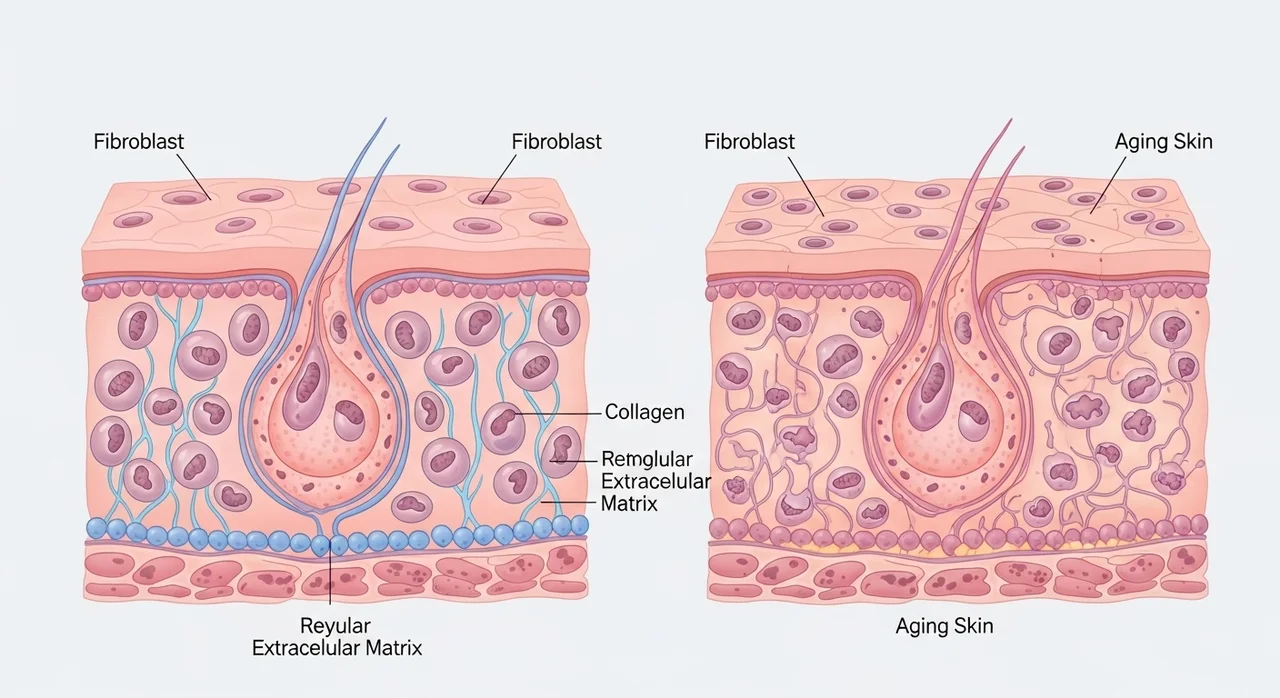 피부 회복이 느린 이유 1: 자연스러운 노화와 세포 활성 저하