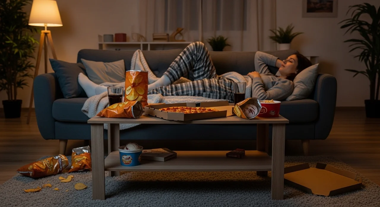 4. 야식과 곧바로 눕는 습관: 중력의 법칙