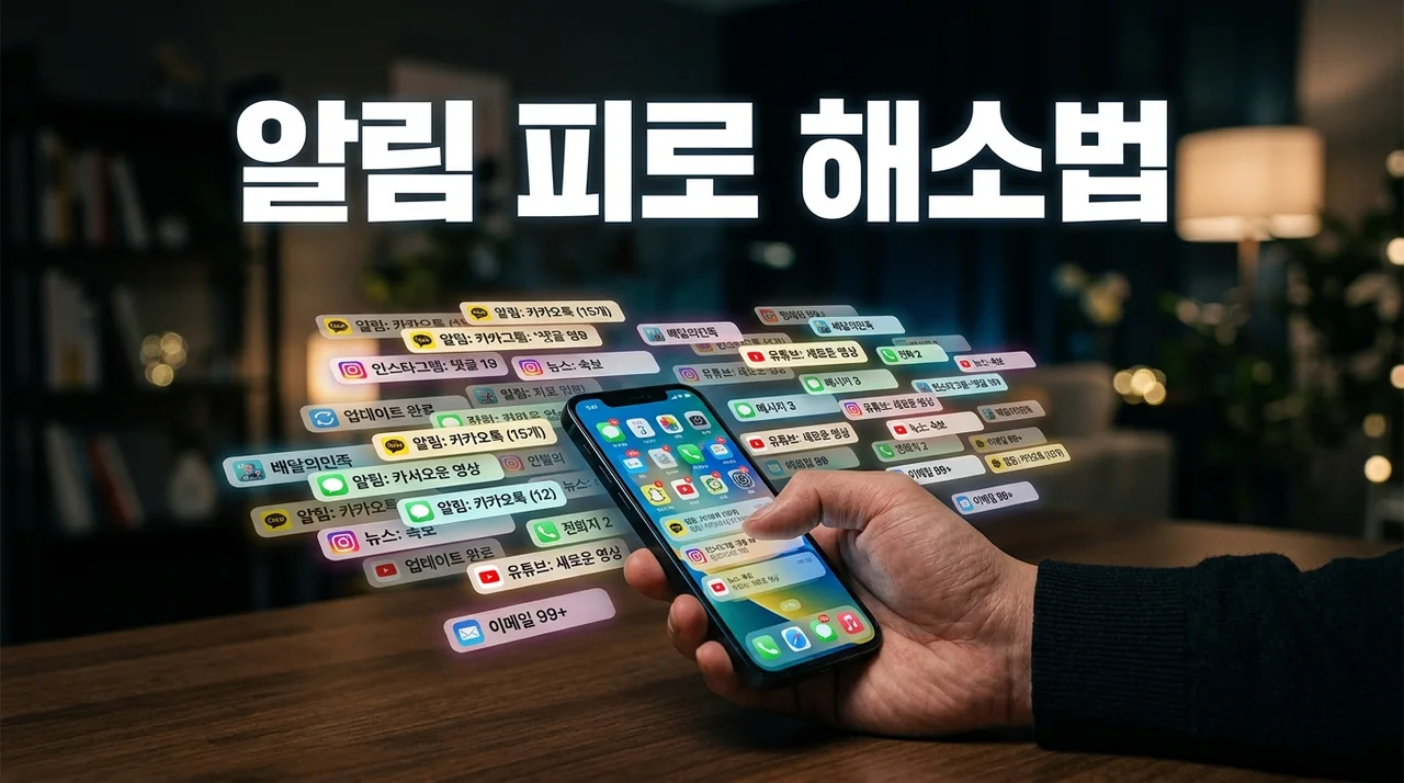 알림 피로 느끼는 이유와 디지털 스트레스 해결 방법 5가지