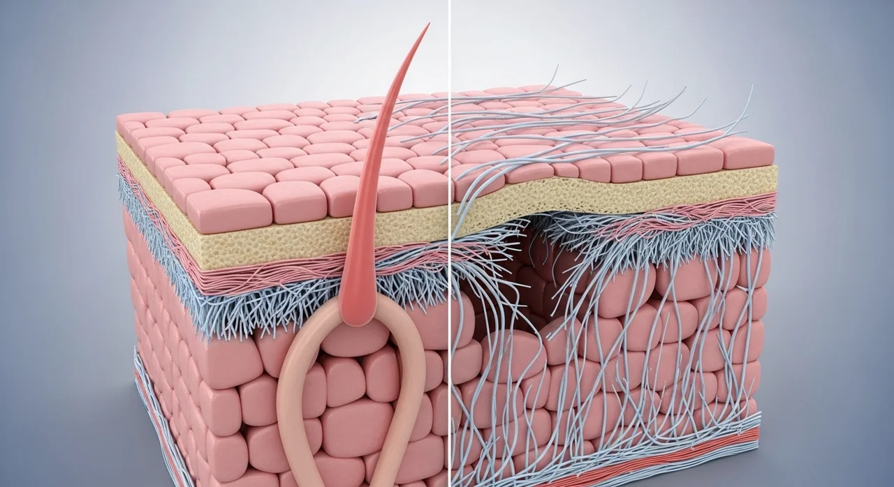 피부 탄력이 떨어지는 근본적인 메커니즘