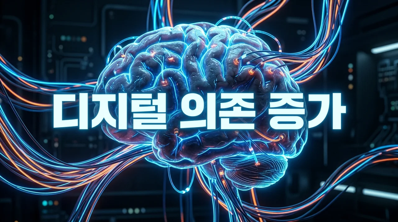 디지털 의존 증가가 부르는 건강 위기, 디지털 치매 예방과 해결책