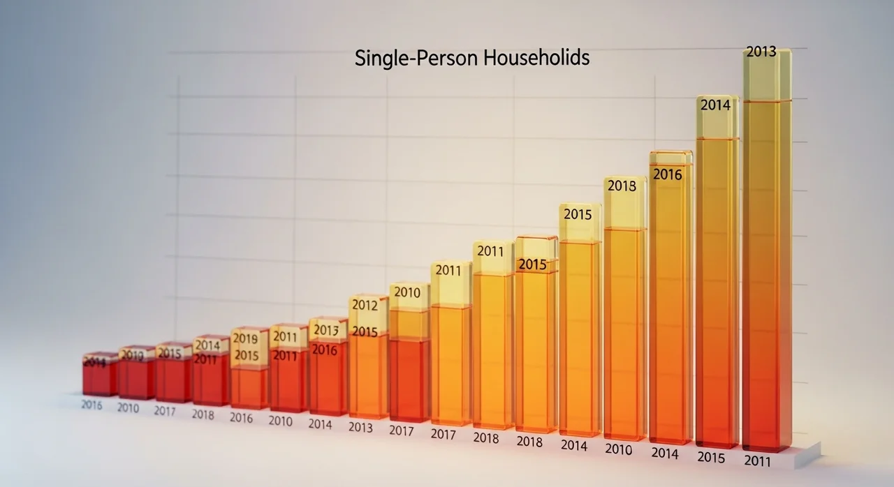 사회구조의 변화: 1인 가구의 급증