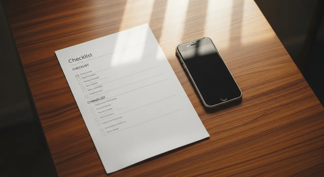 노모포비아 자가 진단 리스트