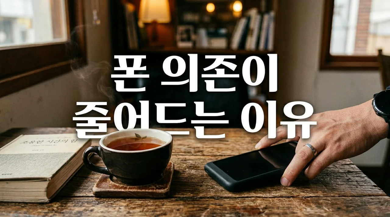 폰 의존 줄어드는 이유, 디지털 디톡스를 시작하게 되는 6가지 심리학적 변화