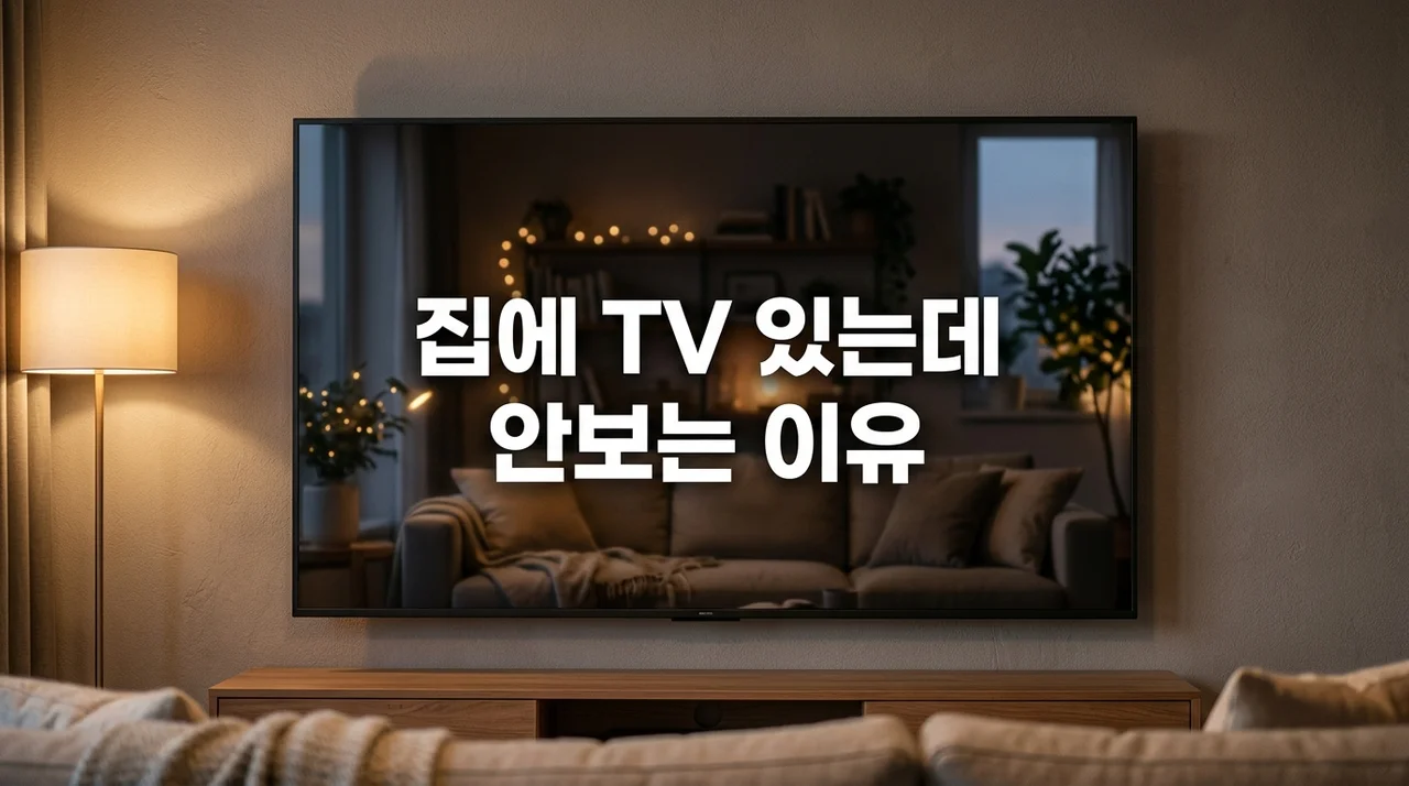 집에 TV 있는데 안보는 이유 5가지, 거실의 변화와 OTT 트렌드 분석