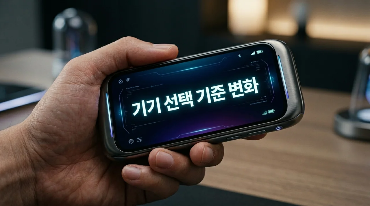 2026년 기기 선택 기준 변화: 나에게 맞는 최적의 제품 고르는 법