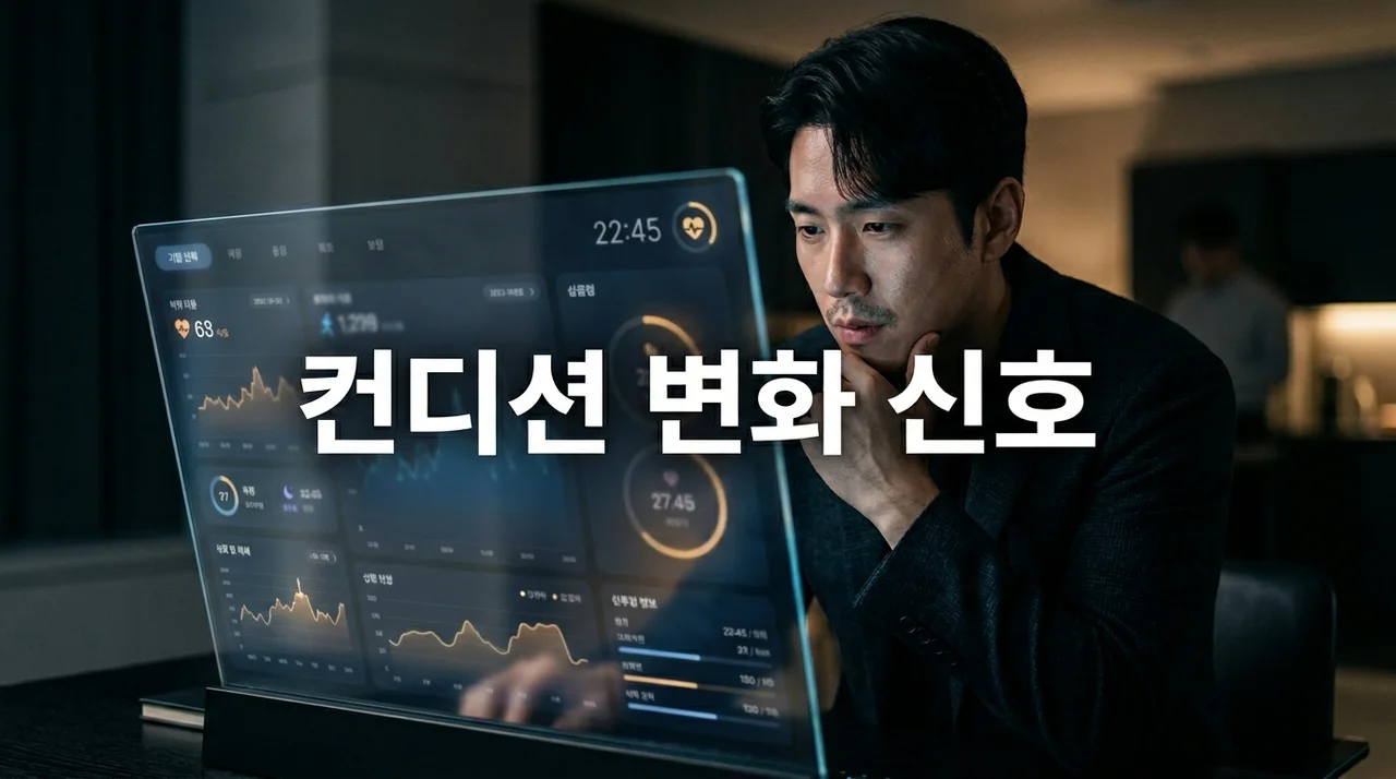 컨디션 변화 신호 5가지와 방치하면 안 되는 내 몸의 경고