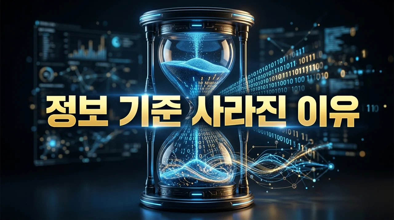 정보 기준 사라진 이유: 변화하는 사회 시스템과 새로운 대응 전략