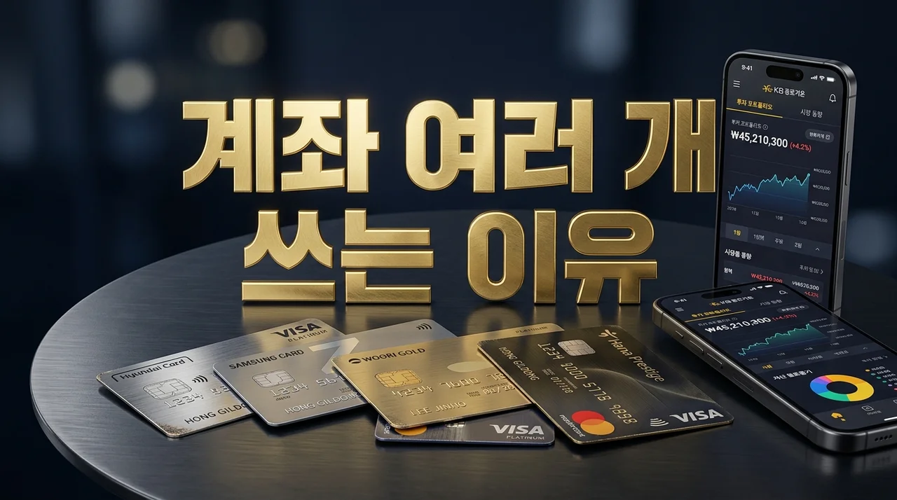 계좌 여러개 쓰는 이유, 자산 관리 효율을 높이는 5가지 전략