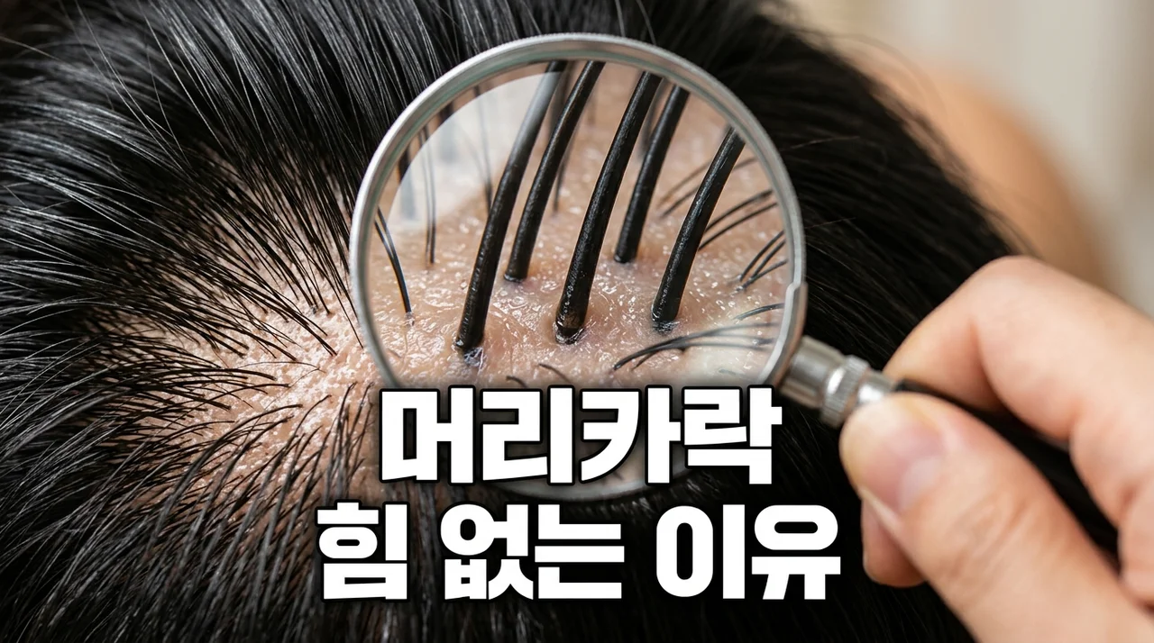 요즘 머리카락 힘 없는 이유 5가지와 모발 굵어지는 법 총정리