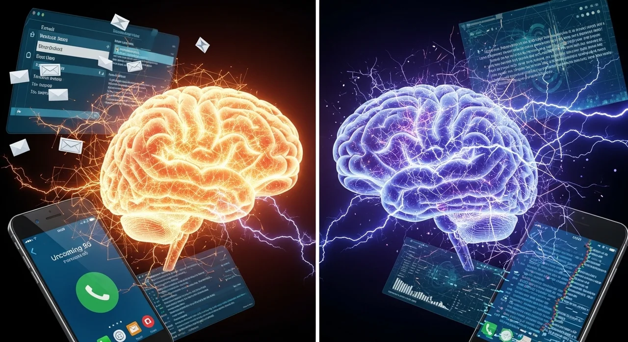 멀티태스킹의 함정: 뇌는 한 번에 하나만 할 수 있다