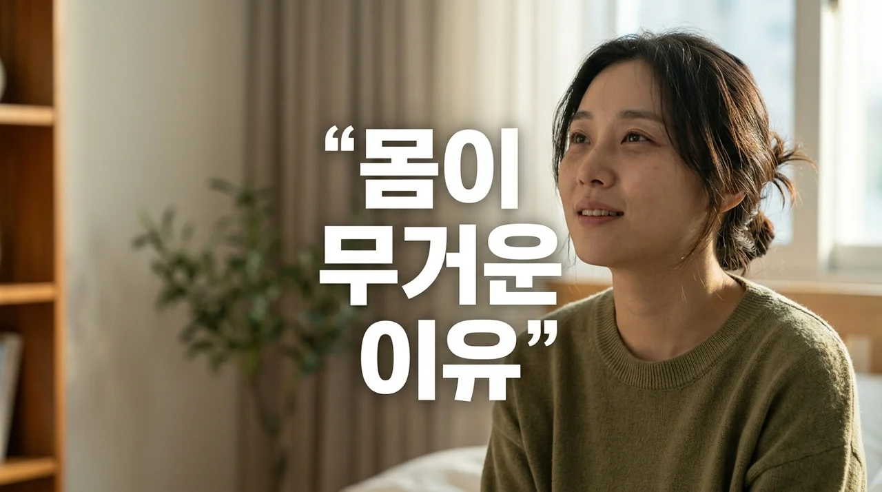 몸이 무거운 느낌 이유 5가지와 즉각적인 피로 회복 가이드