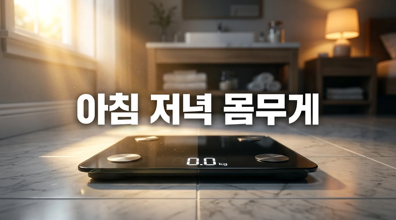 아침 저녁 몸무게 차이 큰 이유, 2kg까지 변하는 진짜 원인 5가지