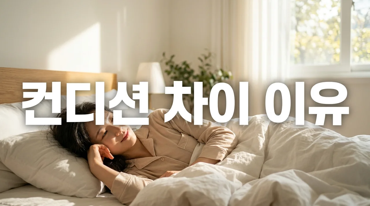 하루 컨디션 차이 큰 이유 5가지와 최상의 몸 상태 유지법