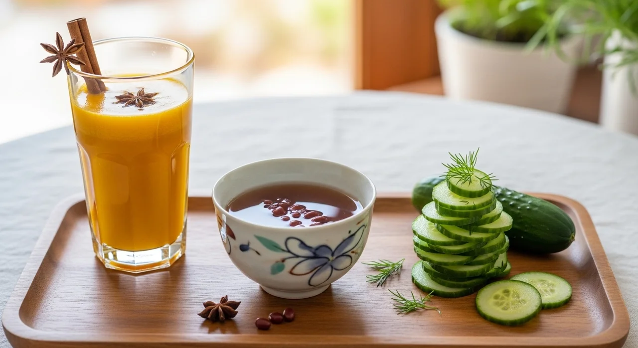 붓기 완화에 도움을 주는 음식과 차(Tea)