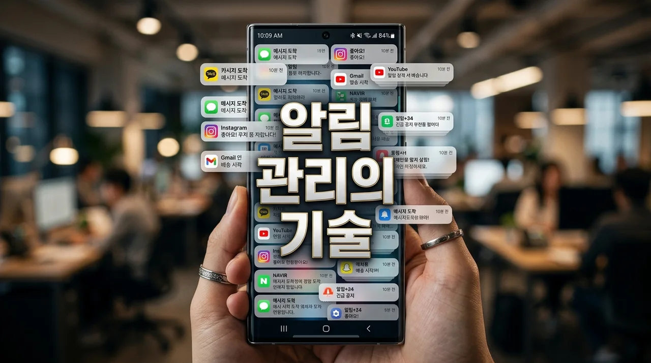 알림 관리 필요성: 디지털 피로에서 벗어나 집중력을 회복하는 법