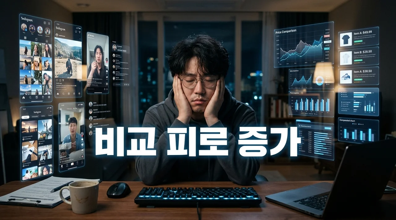 왜 남과 비교하면 더 피곤할까? 비교 피로 증가 이유 5가지와 극복 방법