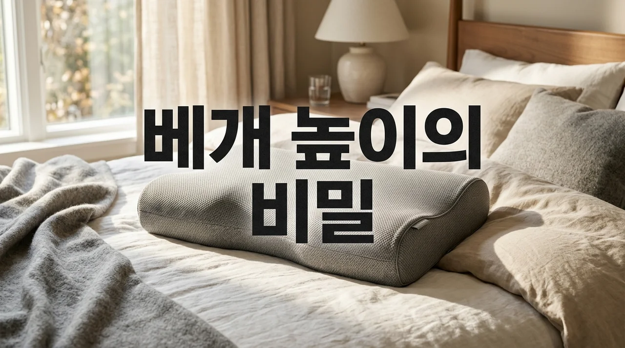 올바른 베개 높이 영향과 수면 자세별 최적의 선택 가이드