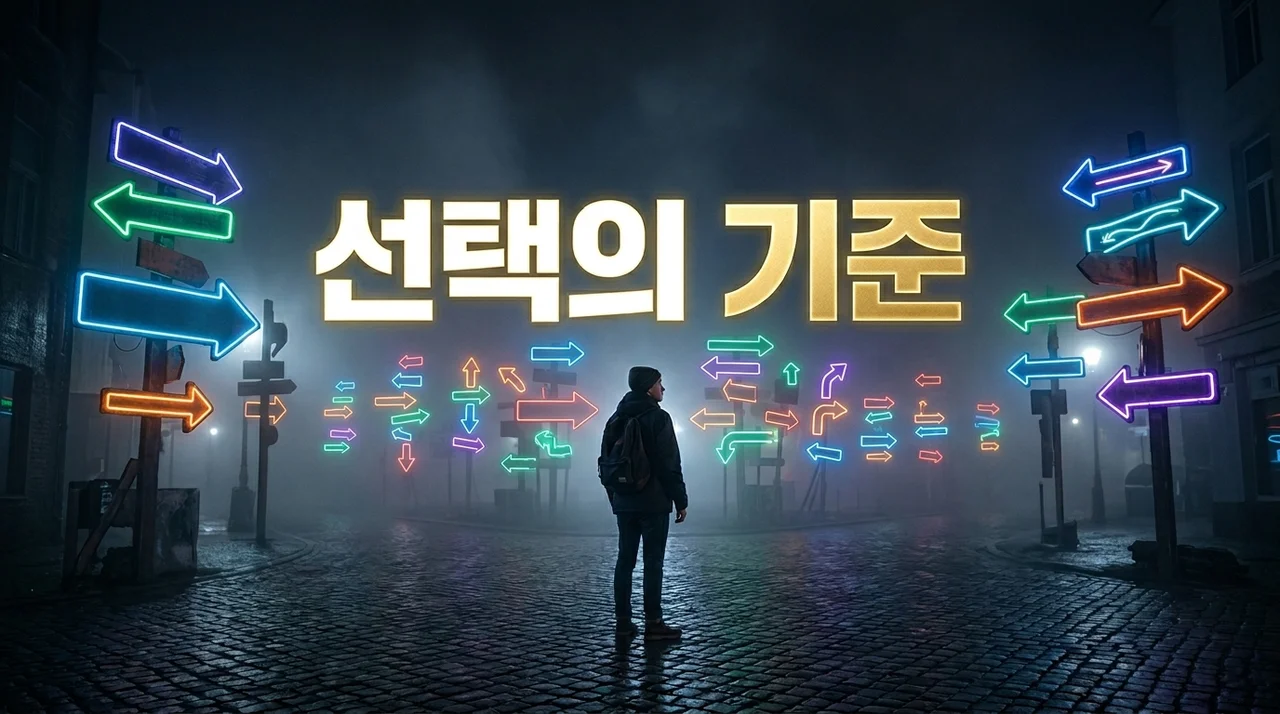 선택 기준 흔들리는 이유 5가지와 단단한 가치관 세우는 법