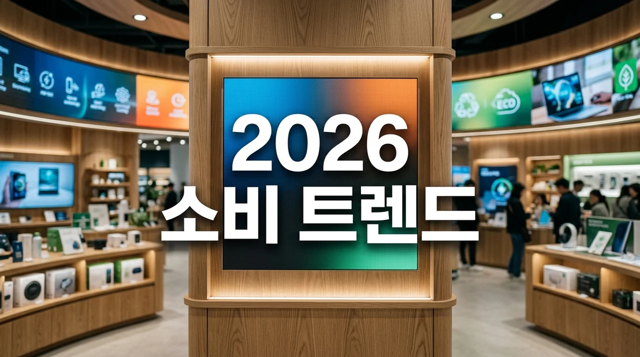 2026년 소비 트렌드 분석: 효율 중심 소비 변화와 시장의 재편