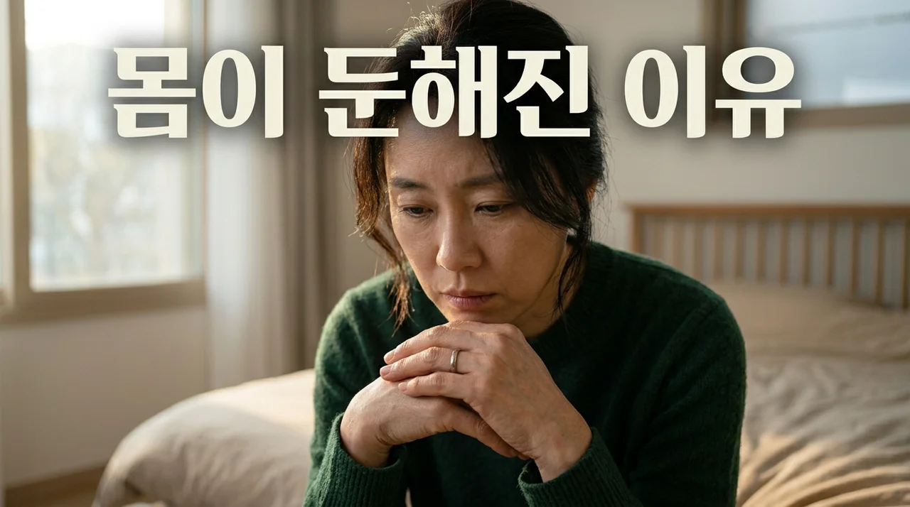 갑자기 몸이 둔해진 느낌 이유 5가지와 효과적인 개선 방법 총정리