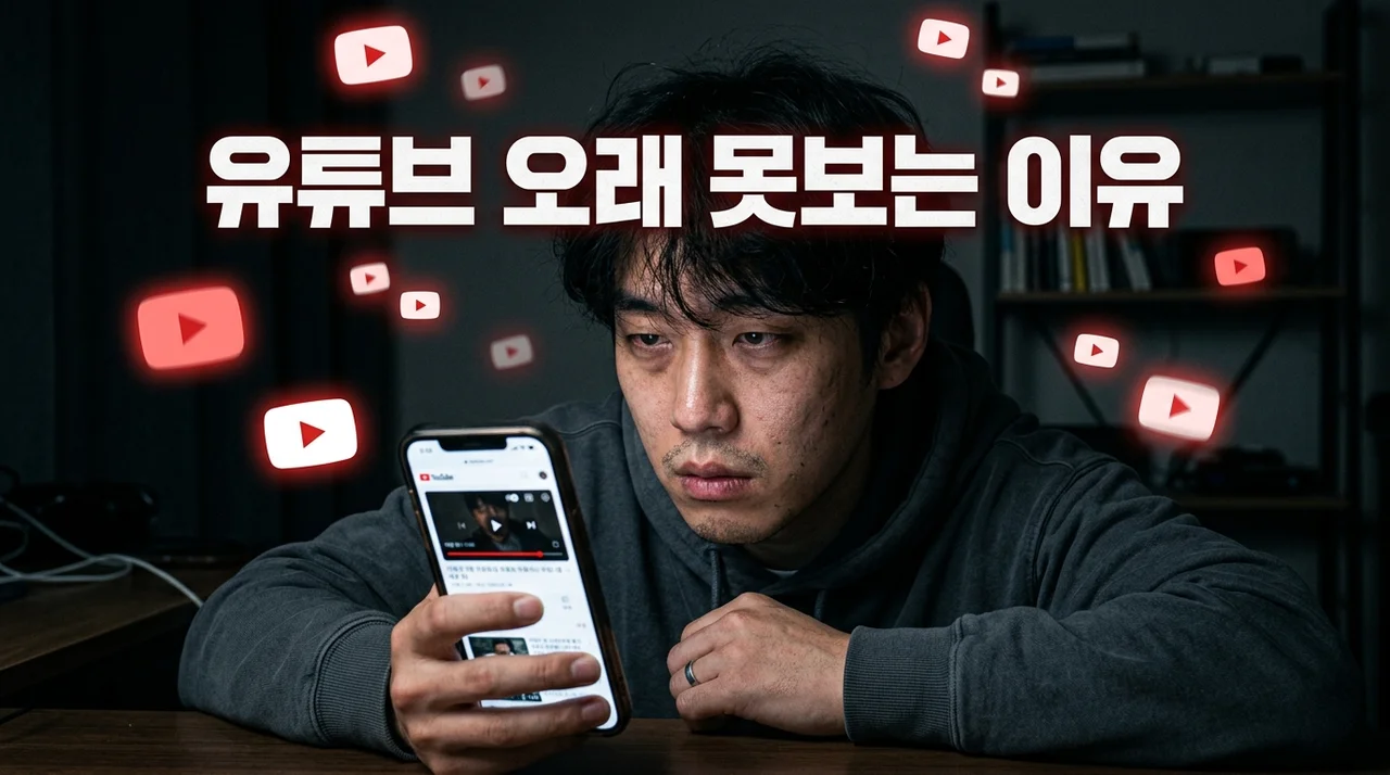 유튜브 오래 못보는 이유: 뇌 과학적 피로와 프리미엄 정책의 비밀