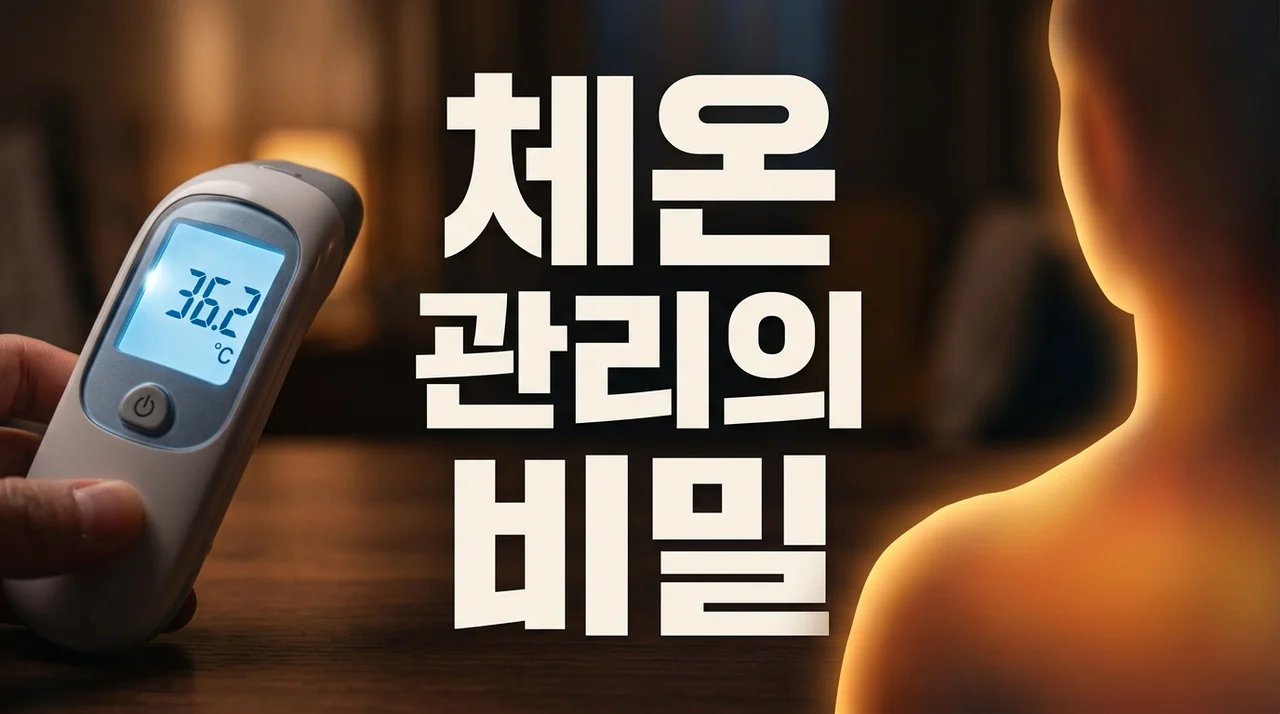 요즘 몸 온도 낮아진 이유 5가지와 면역력 높이는 체온 관리법