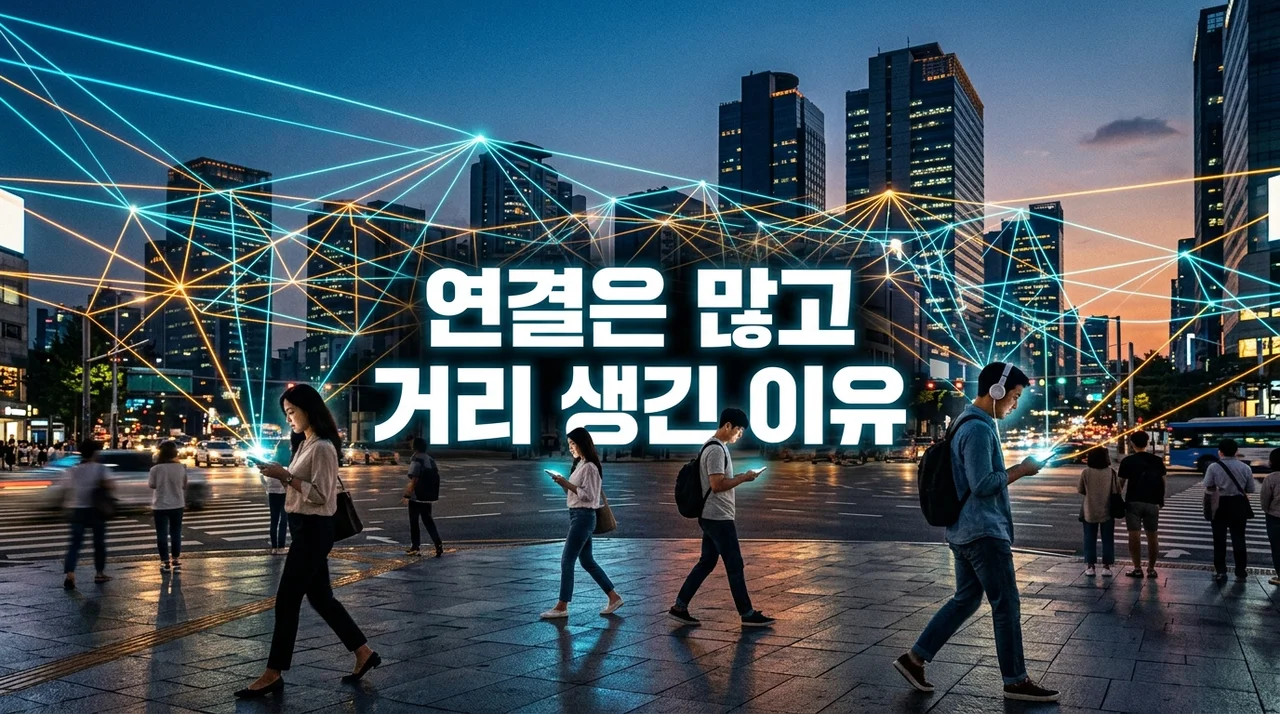 연결은 많고 거리 생긴 이유: 초연결 시대의 역설과 공간의 탄생