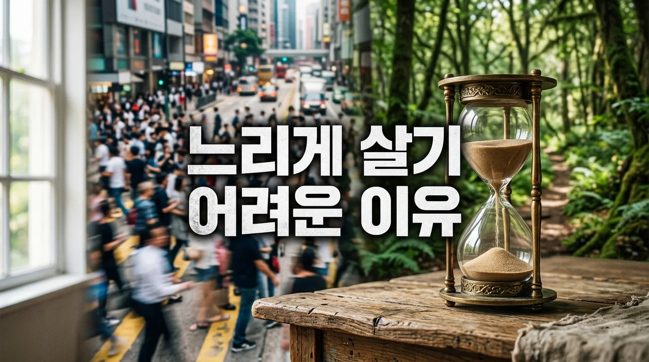 느리게 살기 어려운 이유 5가지와 현대인을 위한 실천 가이드