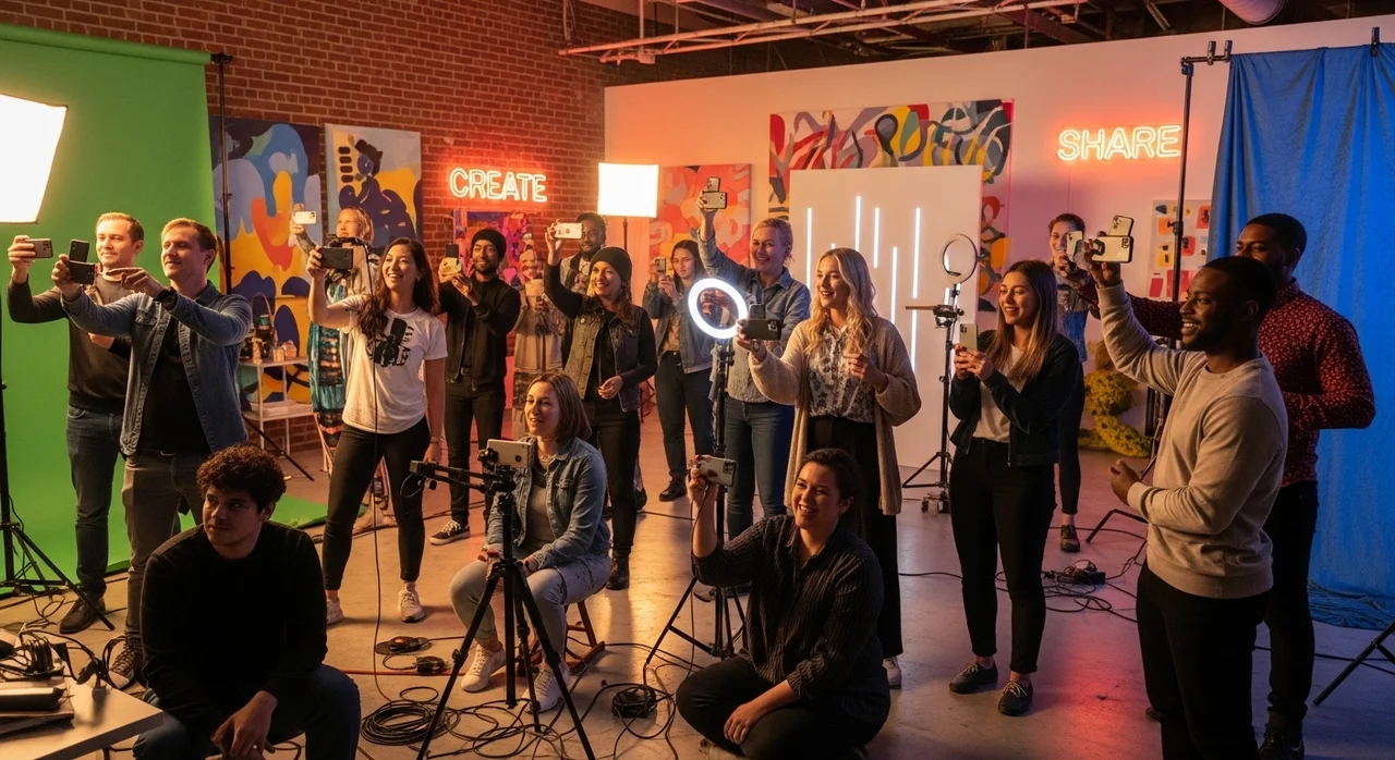 1. 기술적 진보: 콘텐츠 생산의 민주화