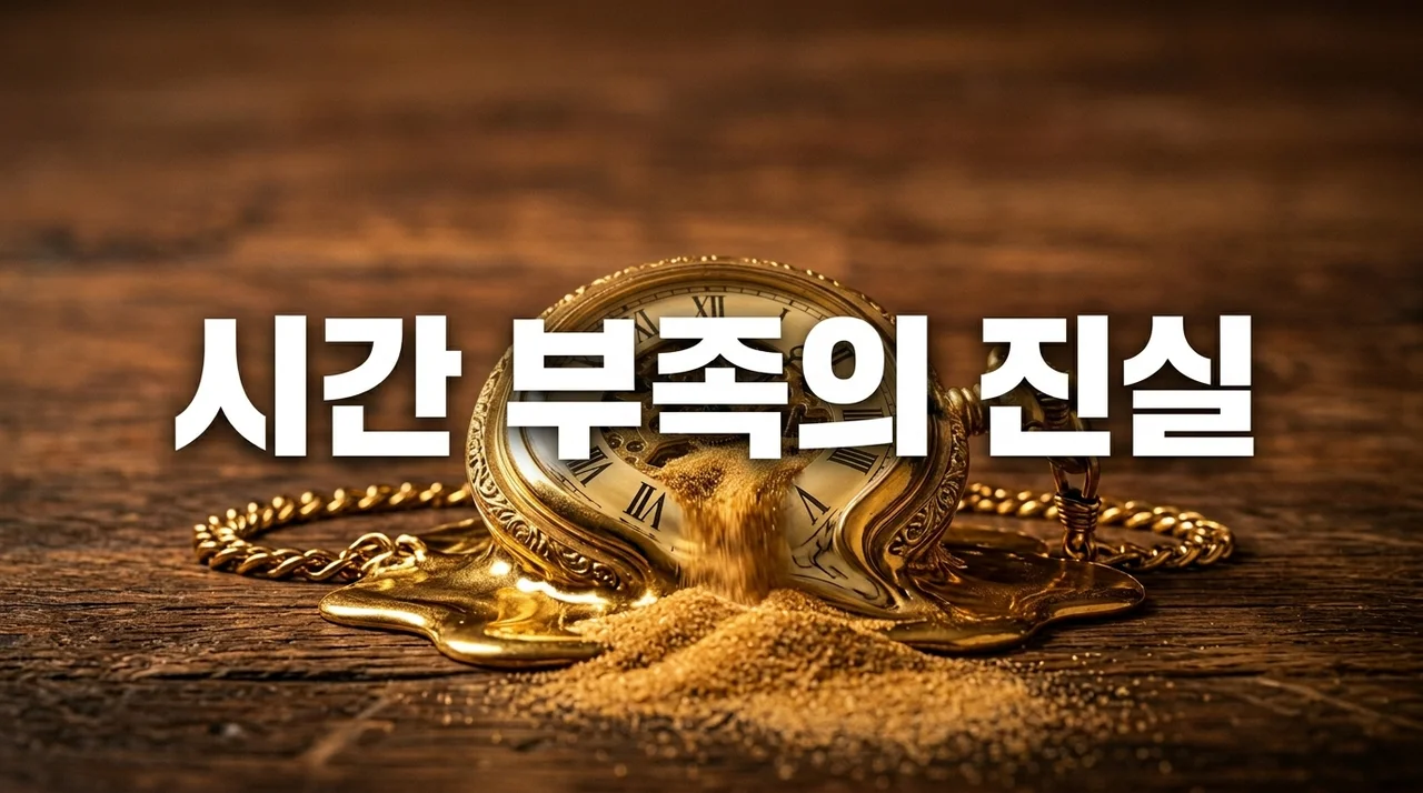 늘 시간이 부족한 당신, '시간 빈곤'을 느끼는 진짜 이유 5가지