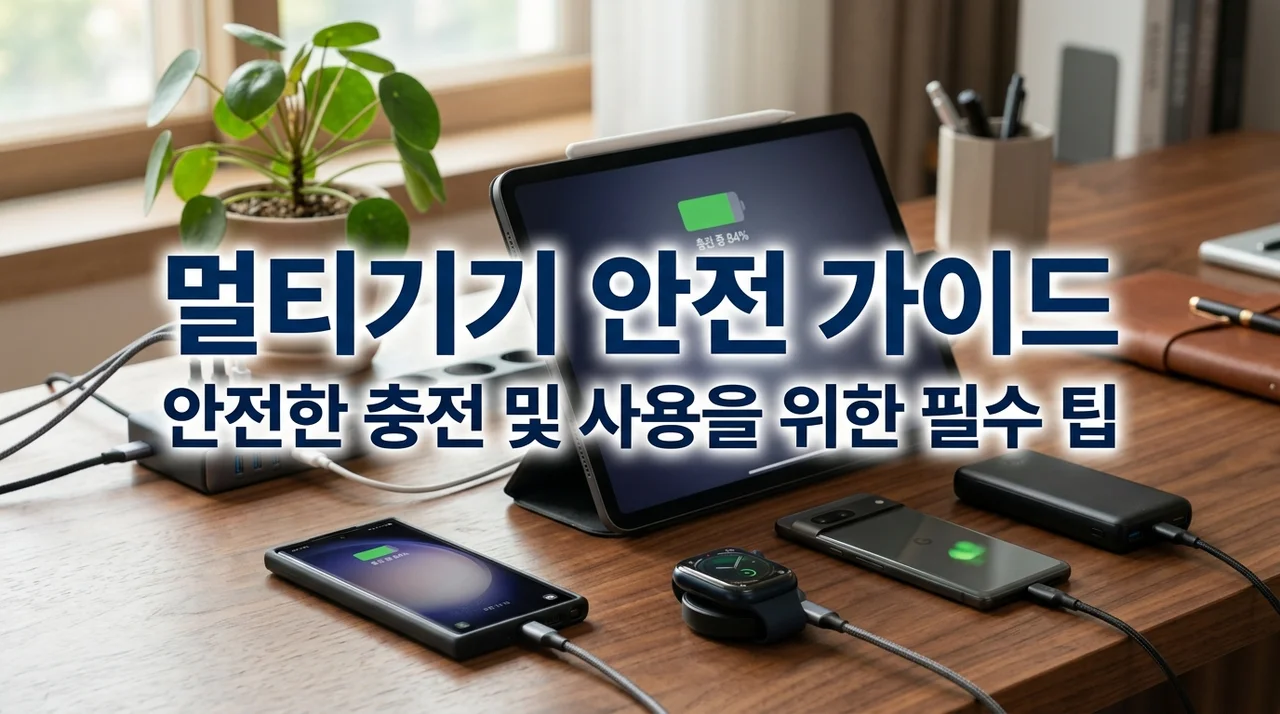 멀티기기 사용 증가 시대: 안전한 관리법과 효율적인 충전 가이드