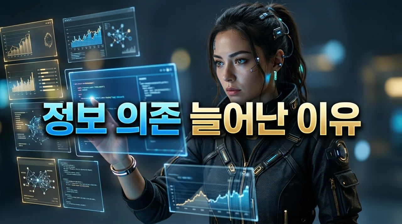 정보 의존 늘어난 이유: 스마트 시대의 생존 전략과 정보 과부하의 이면