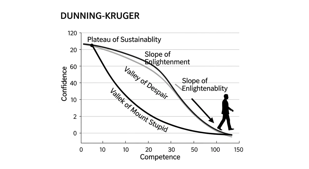더닝-크루거 효과: 알면 알수록 어려워지는 진리