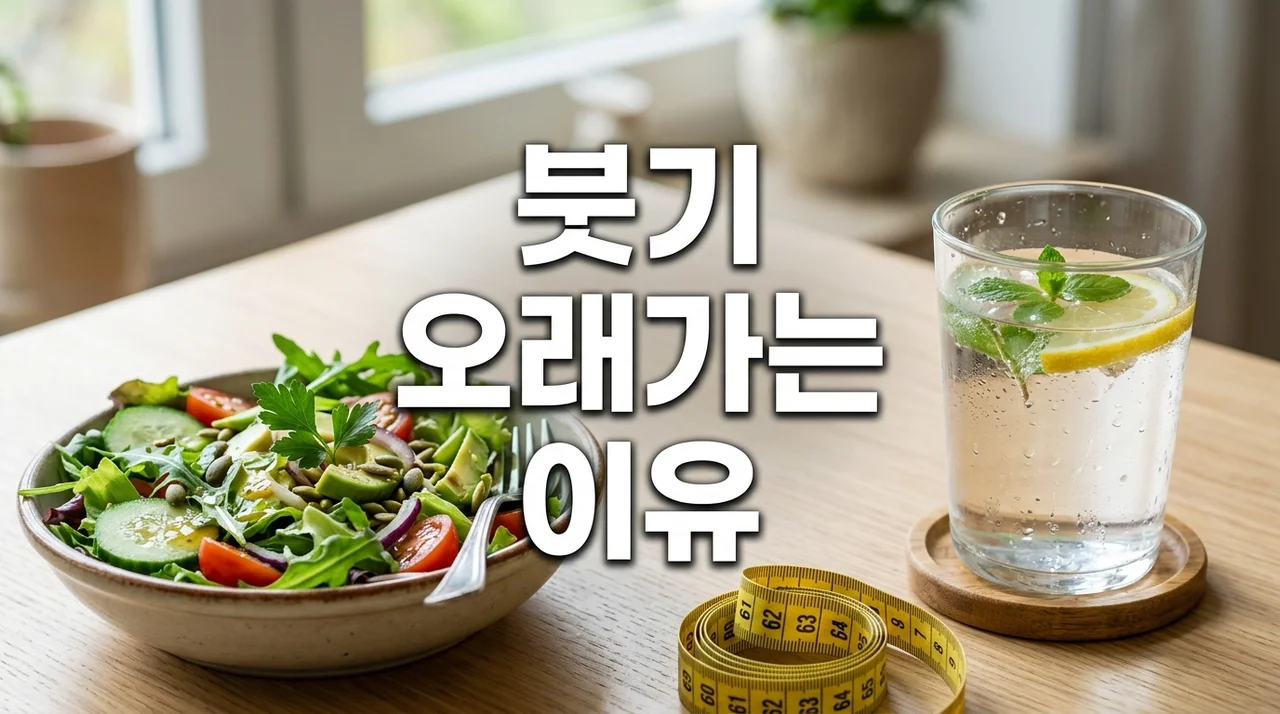 붓기 오래가는 이유 5가지와 부위별 효과적인 관리 및 해결 방법