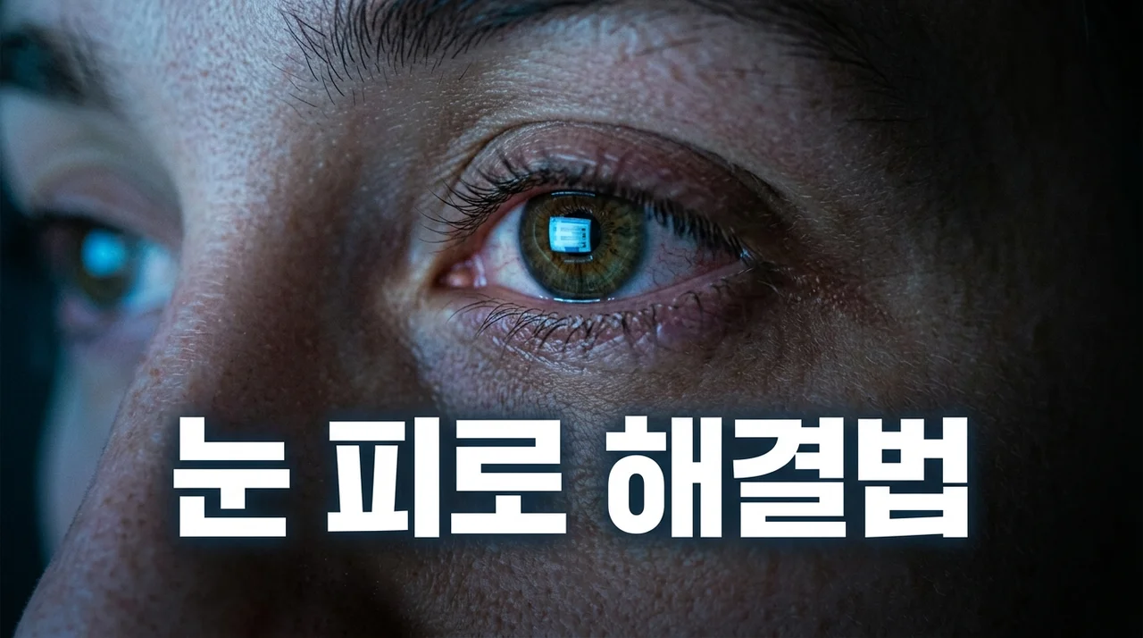 화면 오래 못보는 이유와 눈 피로 해결하는 5가지 과학적 방법