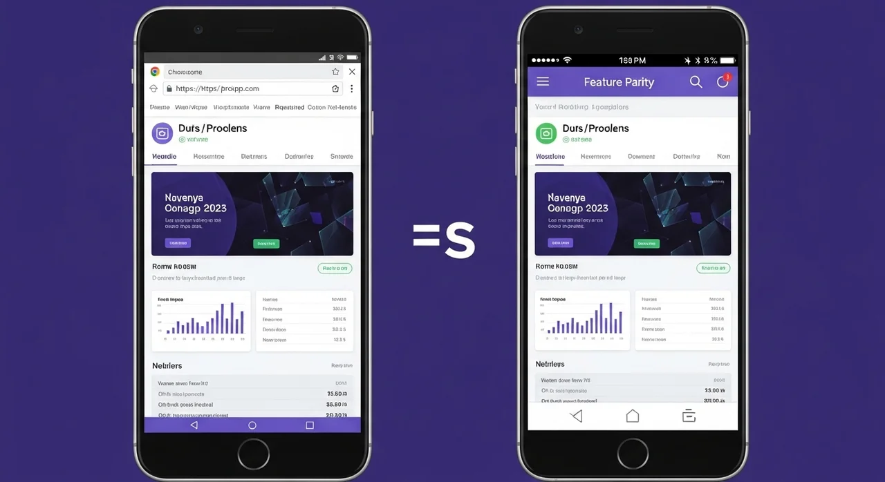 모바일 웹 기술(PWA)의 상향 평준화