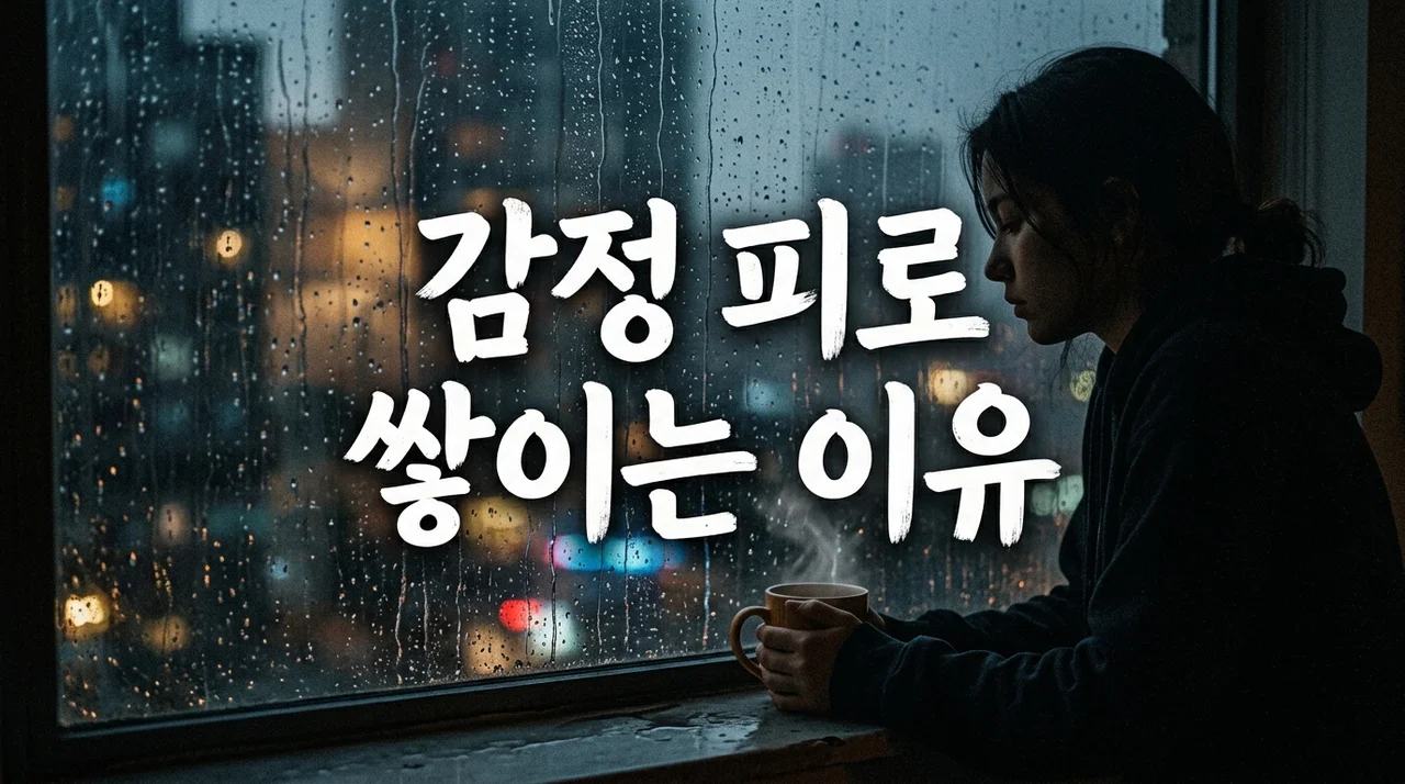 감정 피로 쌓이는 이유 5가지와 번아웃 극복을 위한 마음 관리법