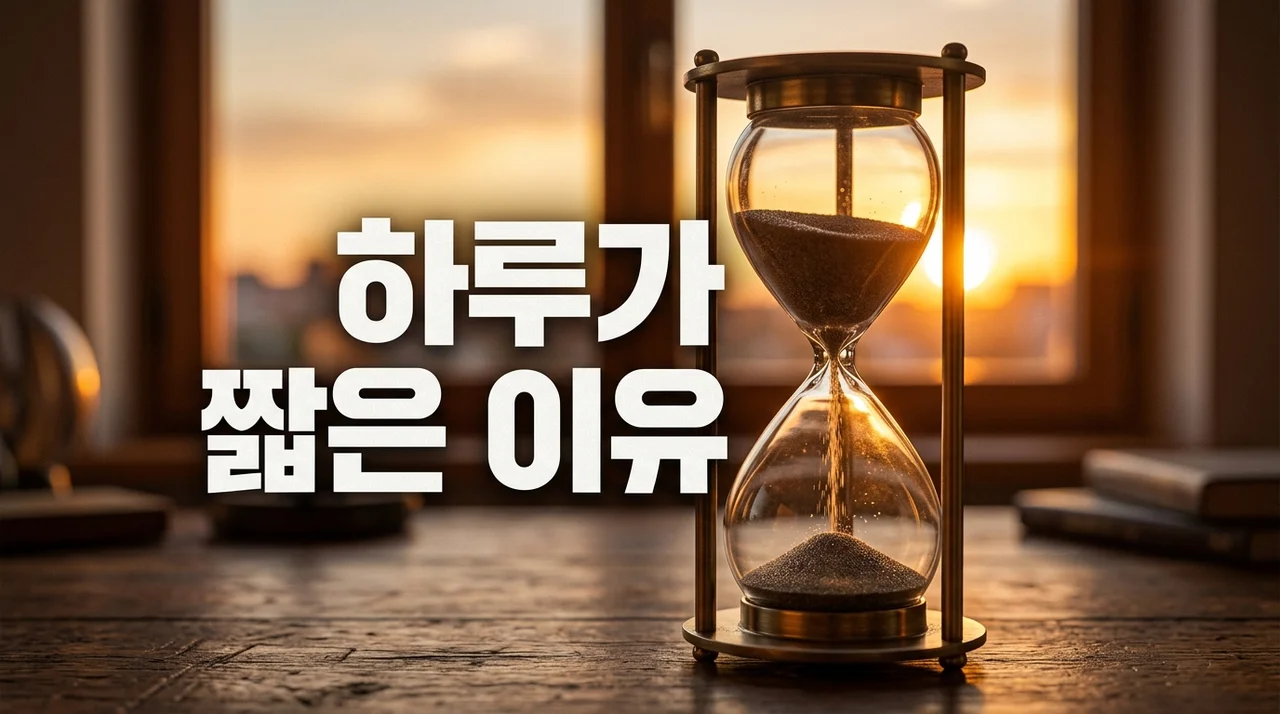 하루가 짧게 느껴지는 이유 5가지와 시간을 늘리는 과학적 방법