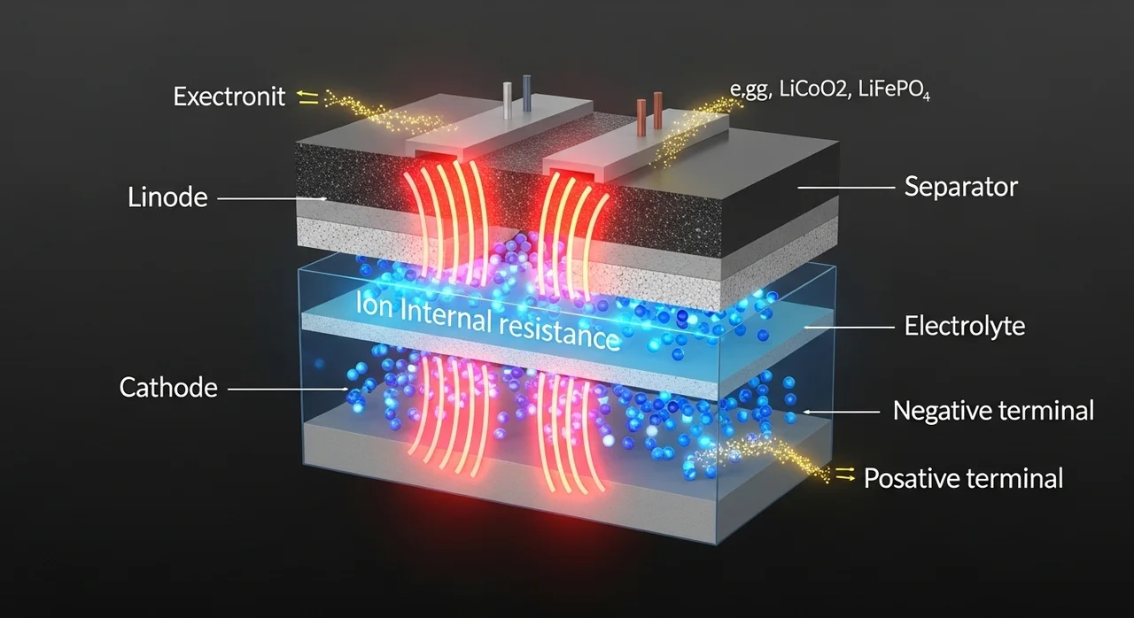하드웨어 노화와 내부 저항의 증가