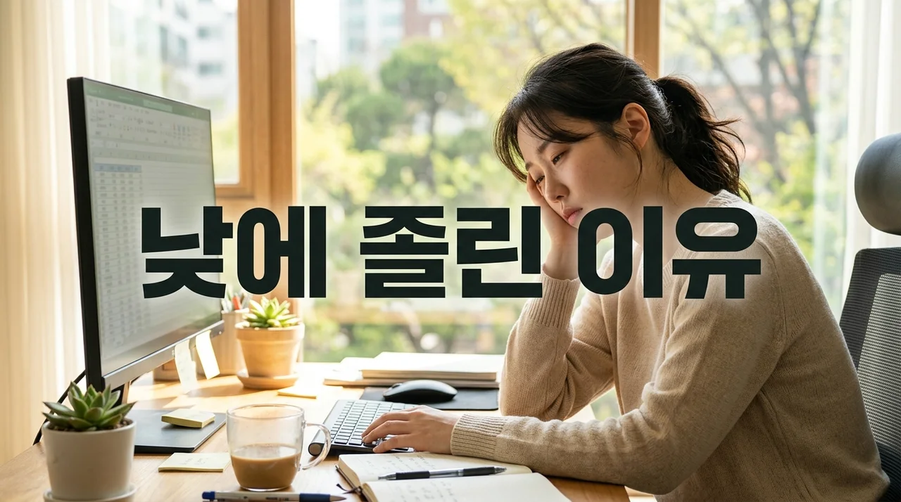 낮에 졸림 계속된다면? 원인 5가지와 피로 회복 해결법 총정리